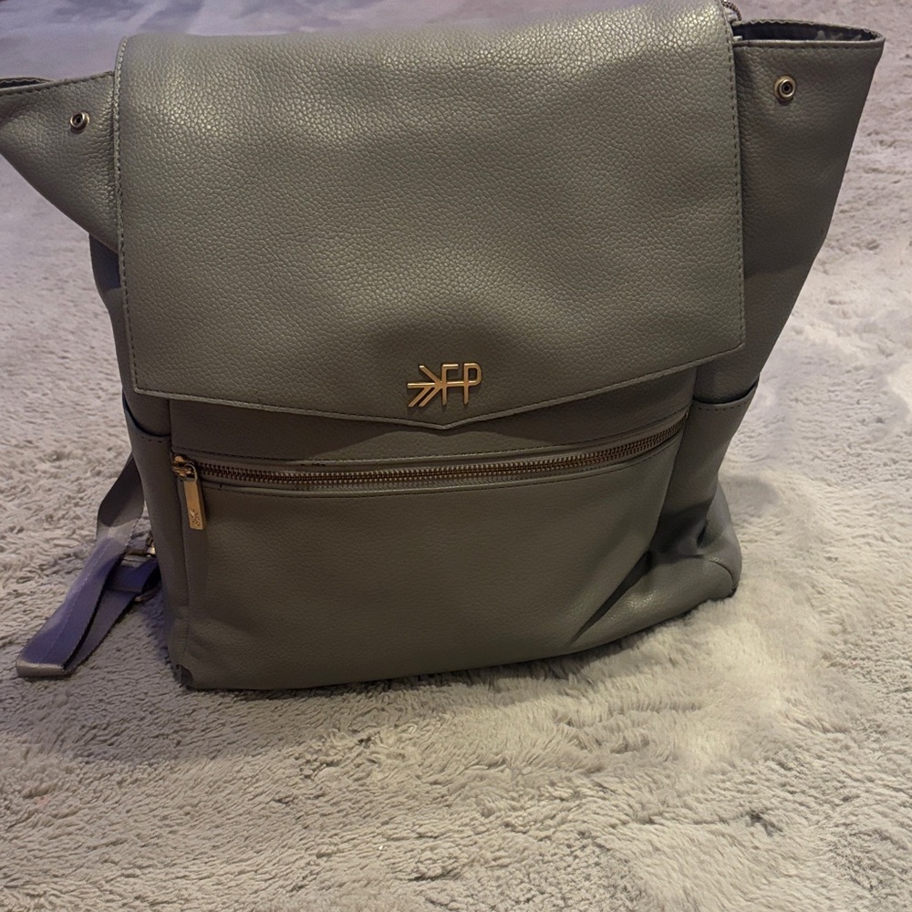 Freshly Picked Gray Baby Bag